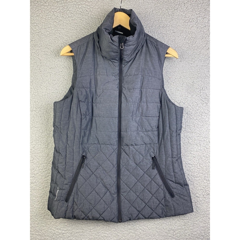 C9 by Champion Quilted Vest Sz L Jacket Gray Ventureloft Zip Up Neutral Puffer